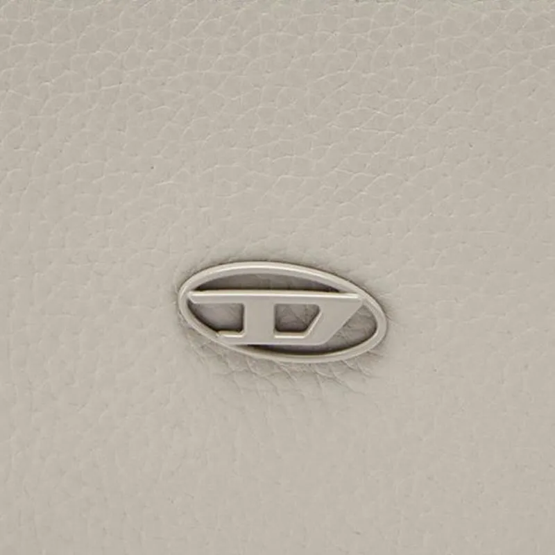 DIESEL Cow Leather Wallet Trumpets Men's Light Gray-4
