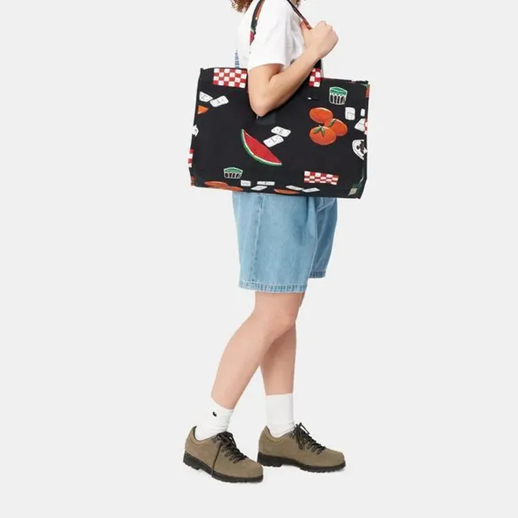 Carhartt WIP Canvas With Cotton Canvas Bag, Handbag, Shoulder Bag Regular Unisex Multicolor-4
