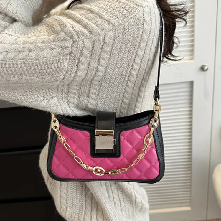 Dusen Kangaroo PU Fashion Small Square Bag, Commuter Bag Regular Women's Multicolor-18