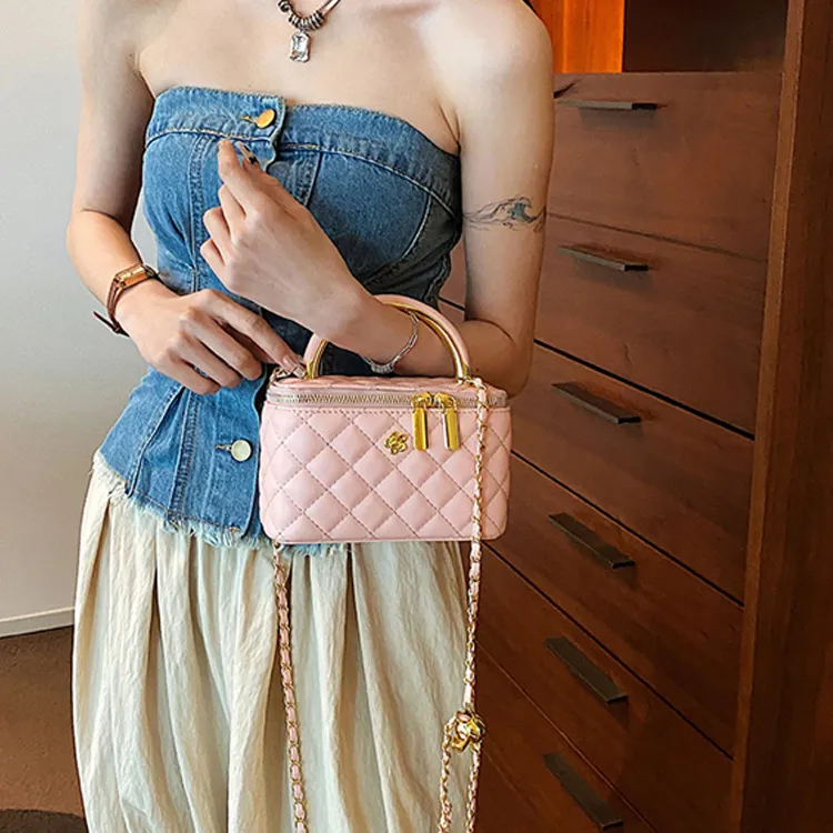 SUPERCUTE PU Handbag, Shoulder Bag, Crossbody Bag Regular Women's White/Silver/Pink/Black-17