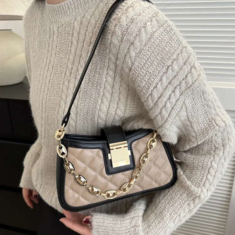 Dusen Kangaroo PU Fashion Small Square Bag, Commuter Bag Regular Women's Multicolor-26