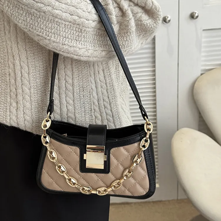Dusen Kangaroo PU Fashion Small Square Bag, Commuter Bag Regular Women's Multicolor-25