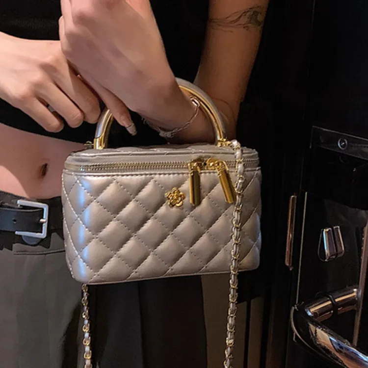 SUPERCUTE PU Handbag, Shoulder Bag, Crossbody Bag Regular Women's White/Silver/Pink/Black-3