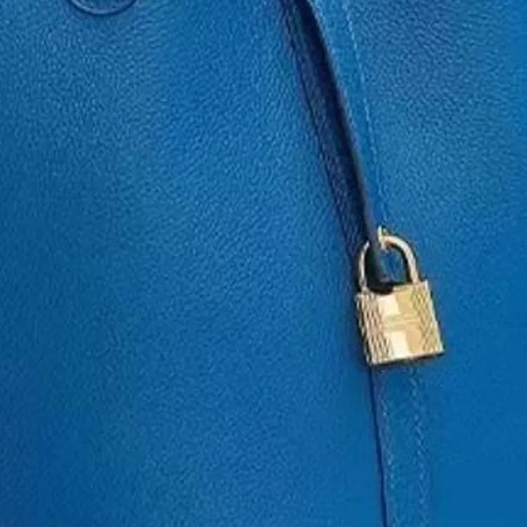 HERMES Picotin Lock Maurice Bullock Leather Basket Bag Handbag Bucket Bag Women's 71 Bleu France French Blue-4