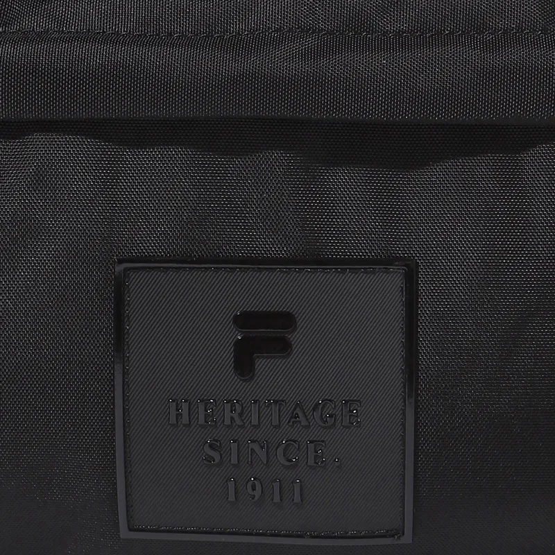 FILA Nylon Sling Bag, One Shoulder, Crossbody, Fanny Pack Regular Unisex Black-4