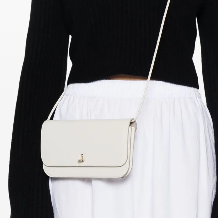 Furla Logo debossed Leather Cross Body Bag-4