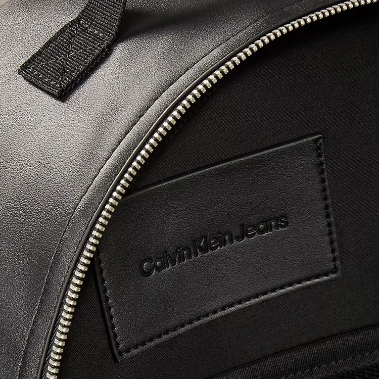 CALVIN KLEIN Polyurethane Backpack Men's Black-2