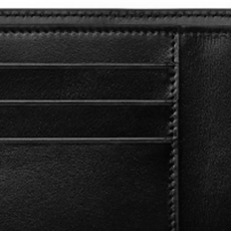 MONTBLANC Meisterstuck Cow Leather Patchwork Wallet Men's British Green-4