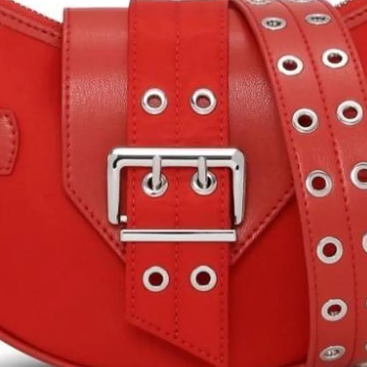 GANNI Buckle-Detailed Small Crossbody Bag-3