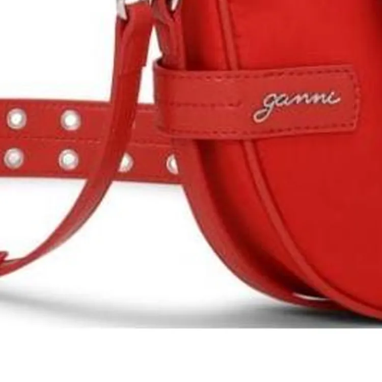 GANNI Buckle-Detailed Small Crossbody Bag-5