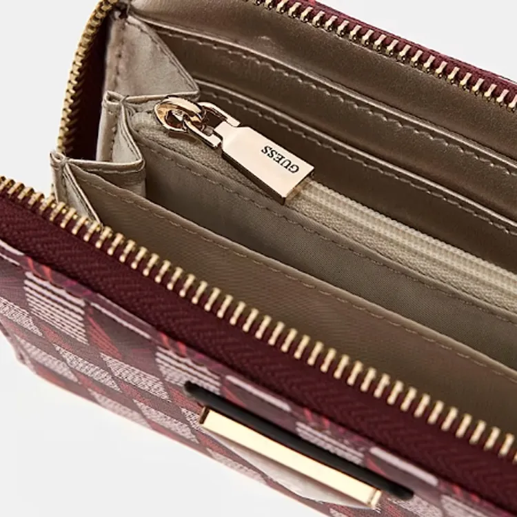 GUESS PU Polyurethane Wallet Mini Women's Red-3