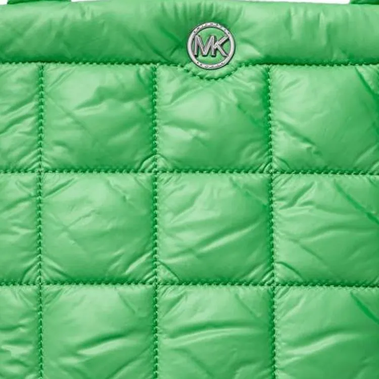 MICHAEL KORS PU Tote Bag, Shopping Bag, Handbag, Shoulder Bag Large Size Women's Green-3