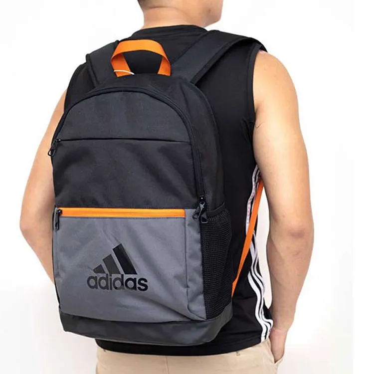 Adidas Polyester Backpack Regular Unisex Black/Traditional Green-3