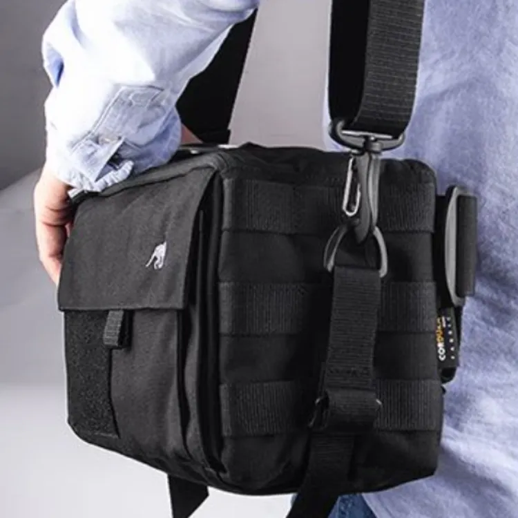 TASMANIAN TIGER Nylon Fabric First Aid Kit Medical Bag Fanny Pack Small Size Unisex Black-3