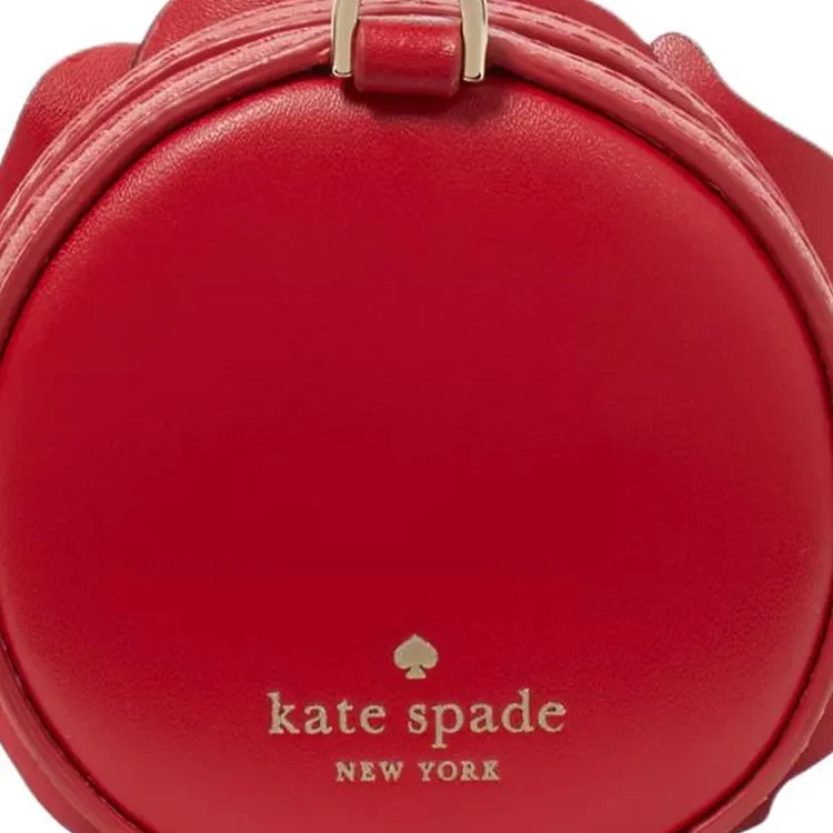 Kate Spade Smooth Leather Coin Purse Women's Red-3