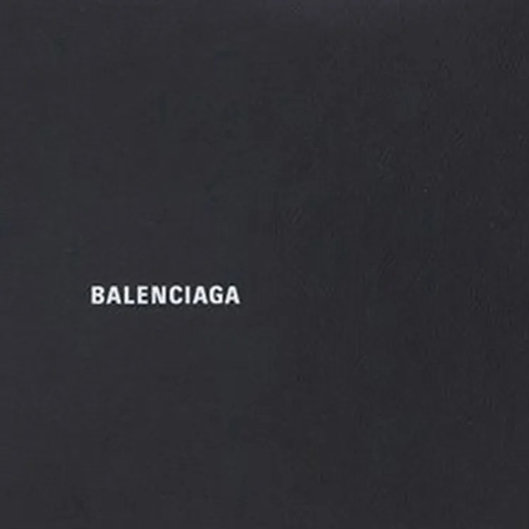 Balenciaga Cow Leather Clutch Men's Black-5