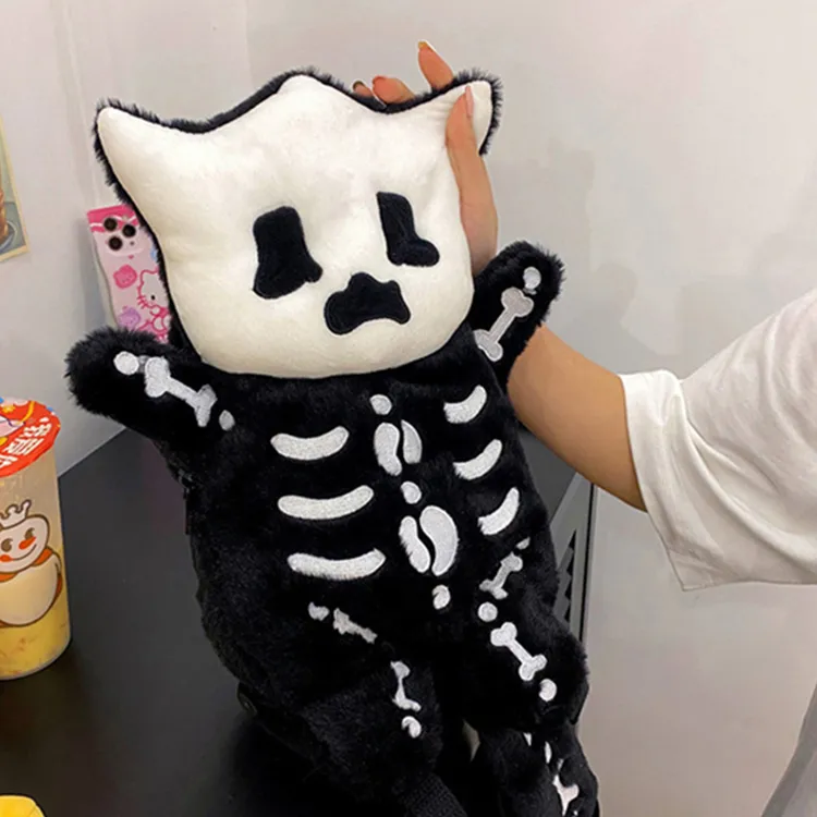 SUPERCUTE PU Backpack Regular Unisex Black-5