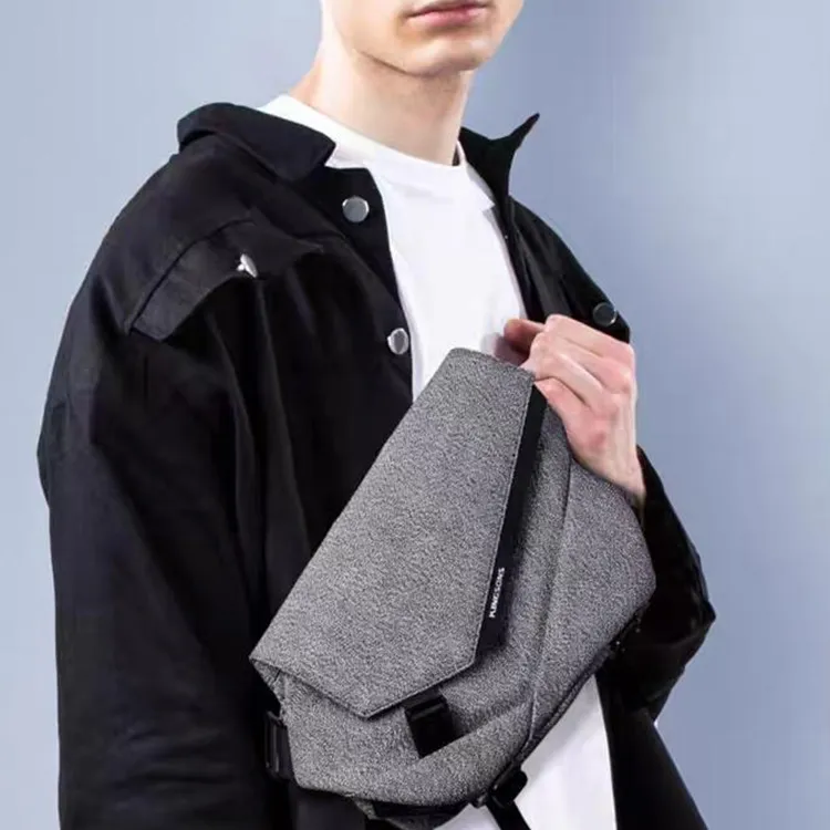 KINGSONS Shoulder Bags Light Gray-4