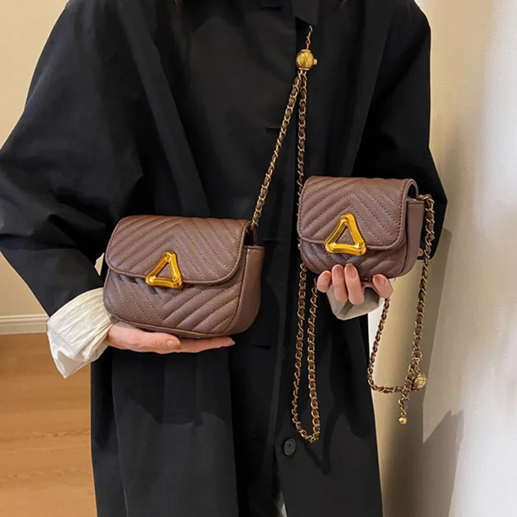 NOMK PU Small Square Bag Shoulder Bag Crossbody Bag Small Size Women's Red/Ecru/Black/Coffee-15
