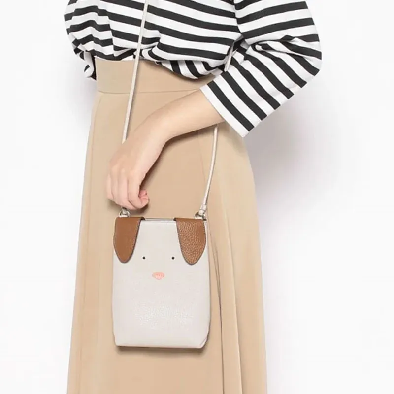 Furla Allegra Natural Leather Handbag Shoulder Bag Crossbody Bag Small Size Women's White-4