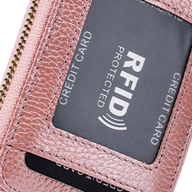 HAWA Cow Leather Card Holder Small Size Unisex Multicolor-7