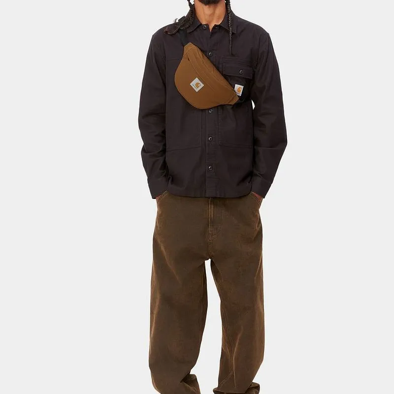 Carhartt WIP Recycled Polyester Sling Bag, Fanny Pack Regular Unisex Dark Brown-3