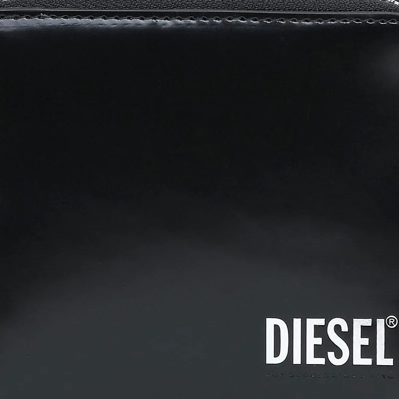 DIESEL Smooth Cow Leather Wallet Extra Small Men's Black-3