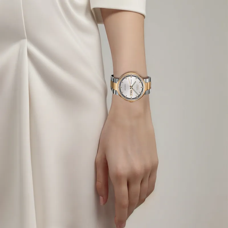 MIDO Commander Automatic Mechanical Movement Unisex Watch 40mm Silver Dial-6