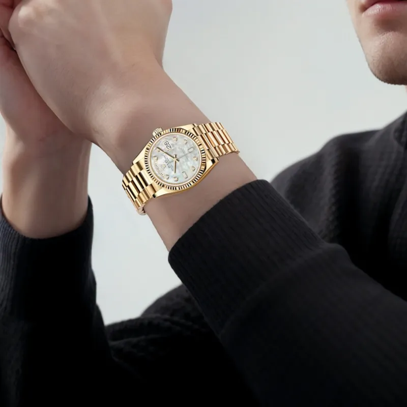 ROLEX Unisex Week type Calendar Watch-2