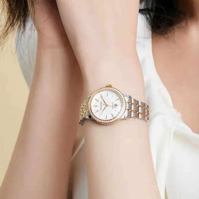 ROSSINI Mechanical Movement Watch Women's Watch White Dial-2