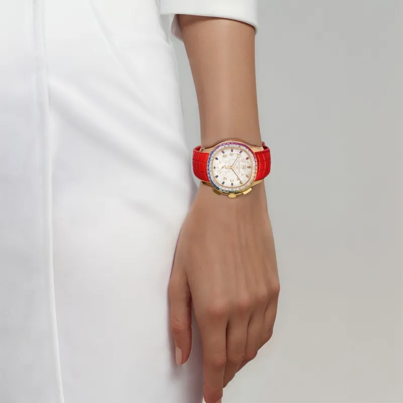 PATEK PHILIPPE AQUANAUT Series Automatic Mechanical Movement Women's Watch 39.9mm White Dial-4