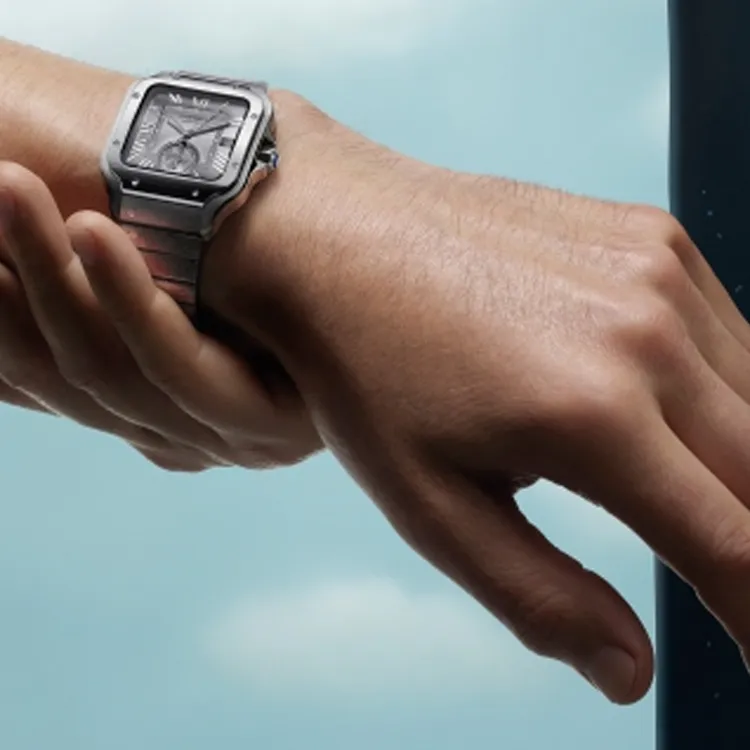Cartier Men Santos De Cartier Watch-4
