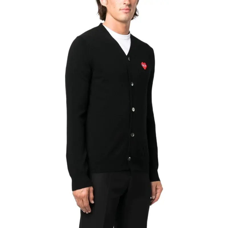 CDG Play Sweaters Men Black-3