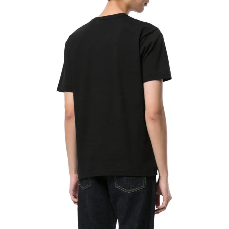 CDG Comme Des Garçons Short-Sleeve Play T-Shirt With Red Heart-3