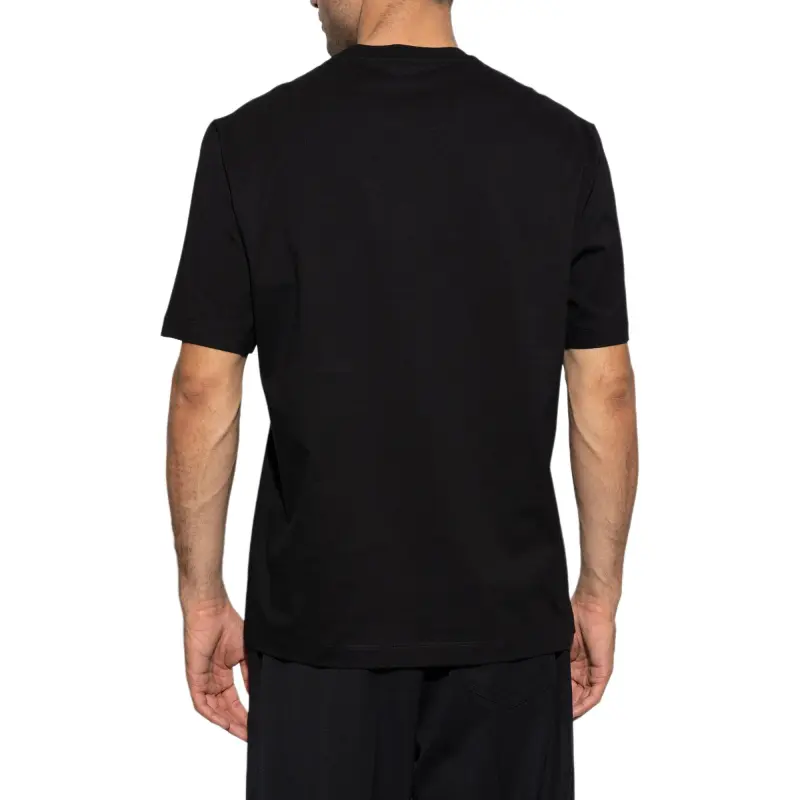 VERSACE Medusa Safety Pin Printed Crewneck T Shirt-4