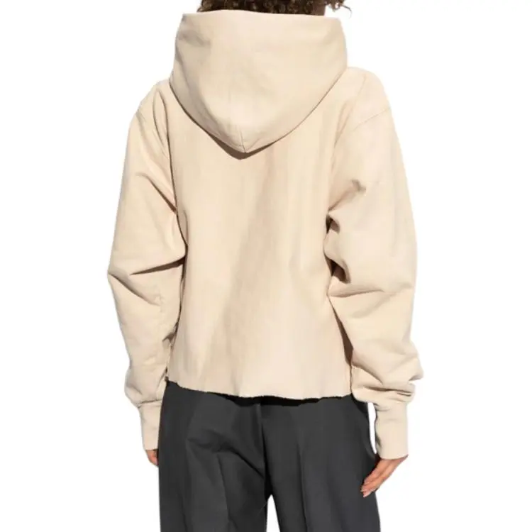 Maison Margiela Logo Embroidered Long Sleeved Hoodie-4