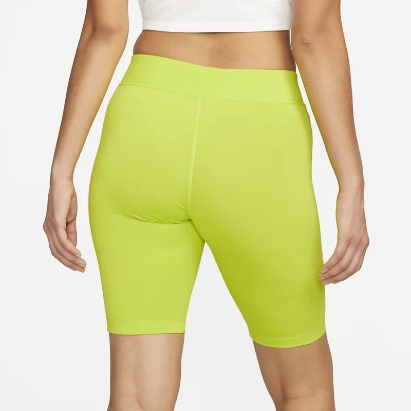 Nike Sportswear Essentials Series Casual Shorts Women's Yellow Green-4