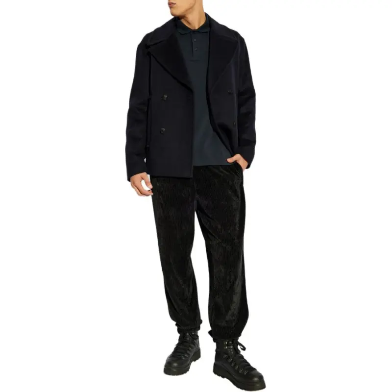 EMPORIO ARMANI Double Breasted Long Sleeved Jacket-1