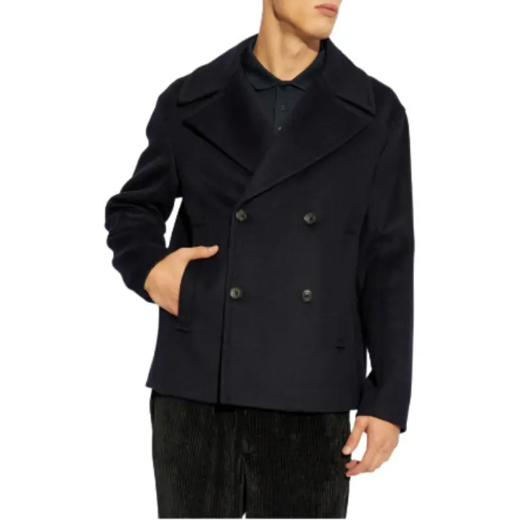 EMPORIO ARMANI Double Breasted Long Sleeved Jacket-2