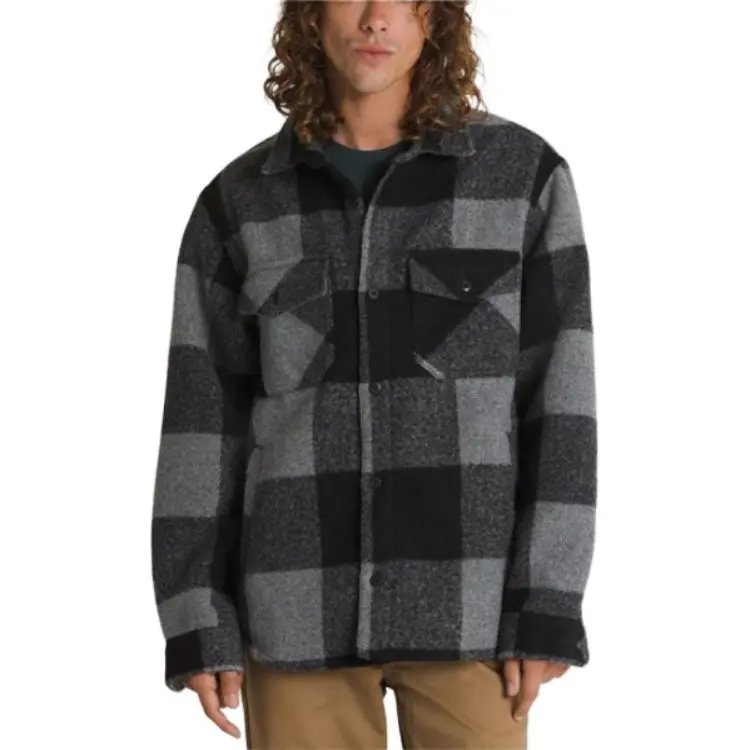 Vans Jackets Coats Men's Gray Black-3
