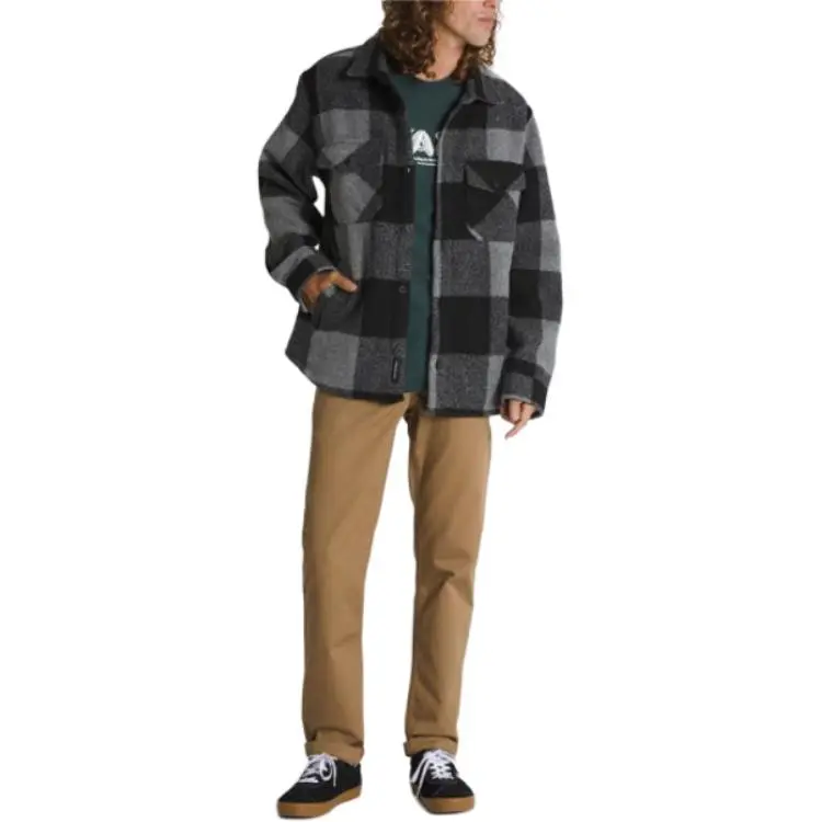 Vans Jackets Coats Men's Gray Black-2