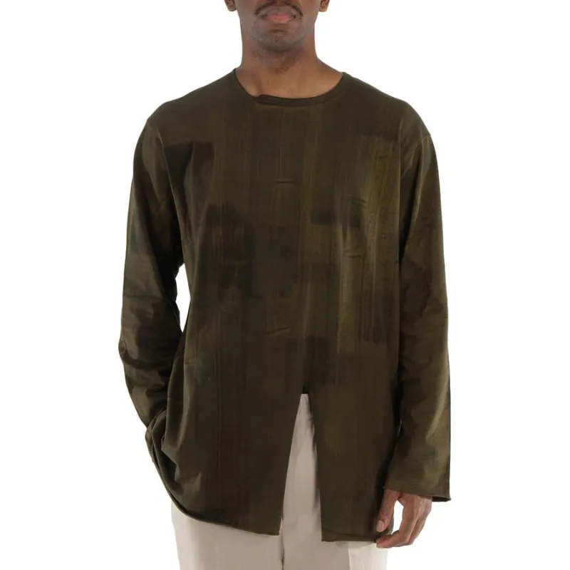 Yohji Yamamoto T-Shirt Men's Khaki-2