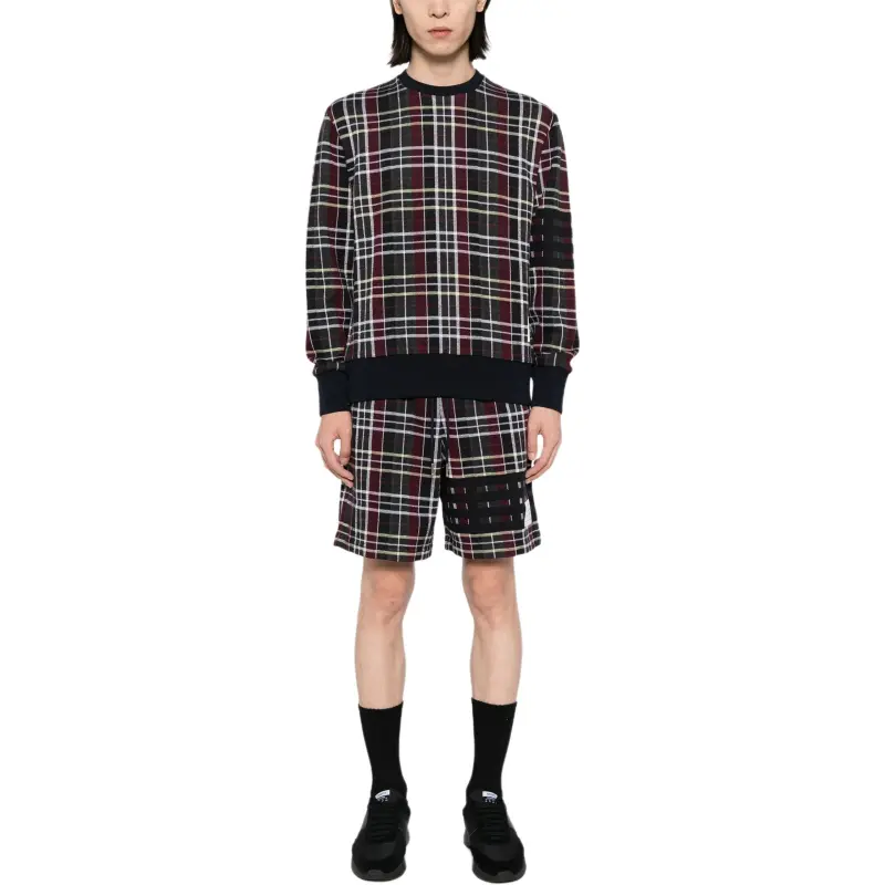 THOM BROWNE Checked Sweater-1