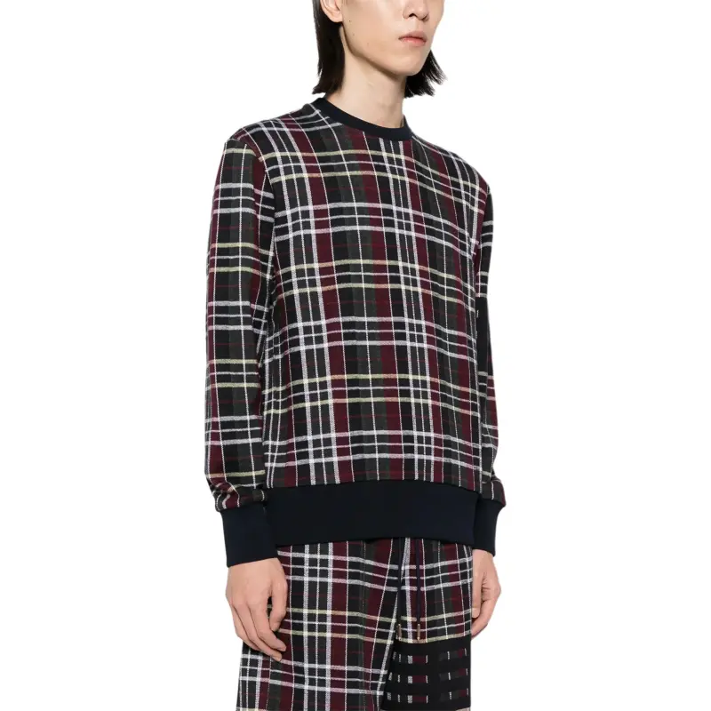 THOM BROWNE Checked Sweater-2