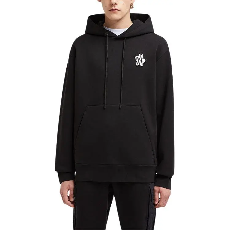 Moncler Logo Patch Drawstring Hoodie-1