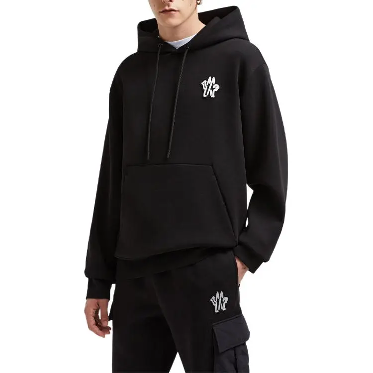 Moncler Logo Patch Drawstring Hoodie-2