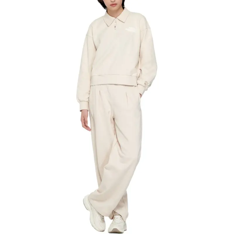 THE NORTH FACE Knitted Sweatpants Men Beige Yellow-2