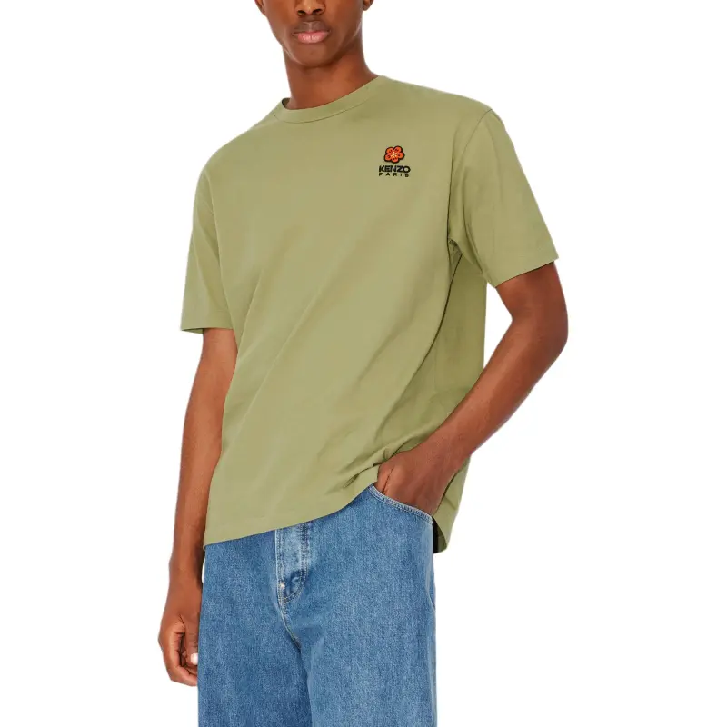 KENZO T Shirts Men Grass Green-3