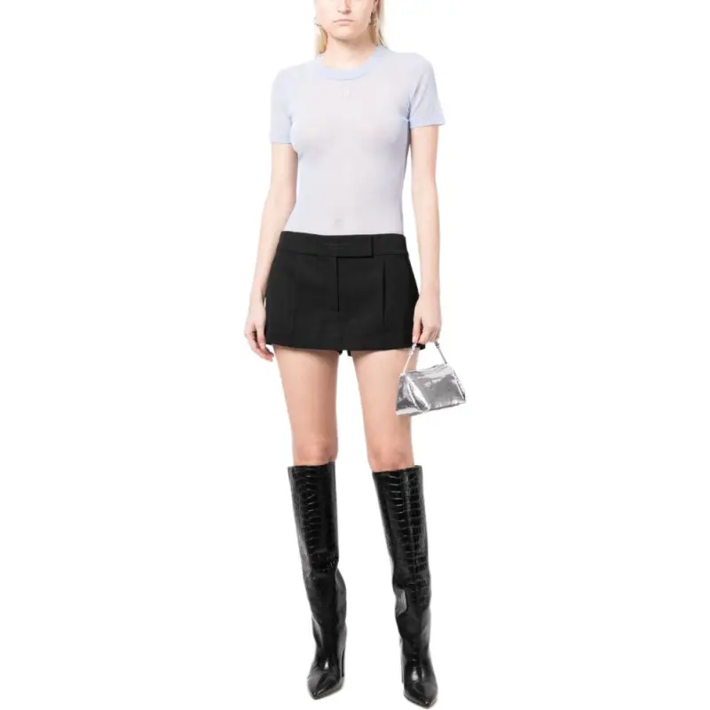 Alexander Wang Logo Embroidered Mini Skort-1