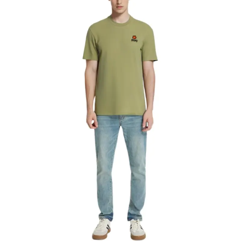 KENZO T Shirts Men Grass Green-2